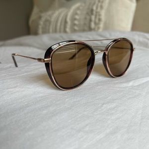 Brown and Gold Sunglasses